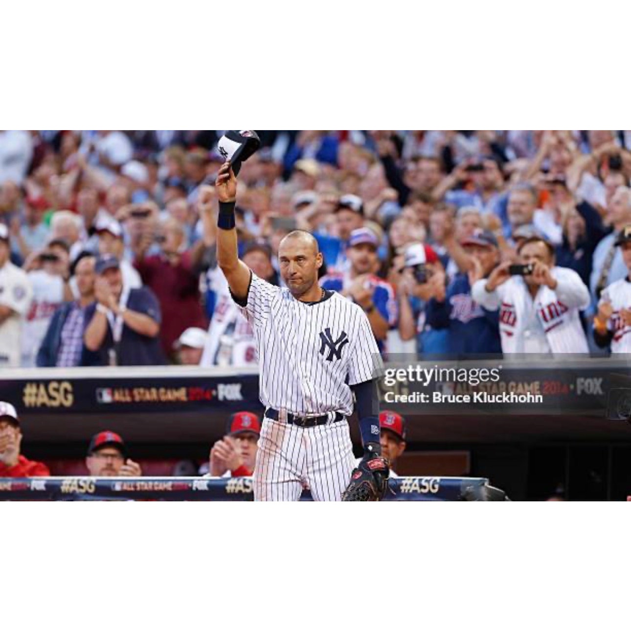 2014 Majestic MLB New York Yankees Derek Jeter #2 Jersey Captain Patch XL NWT