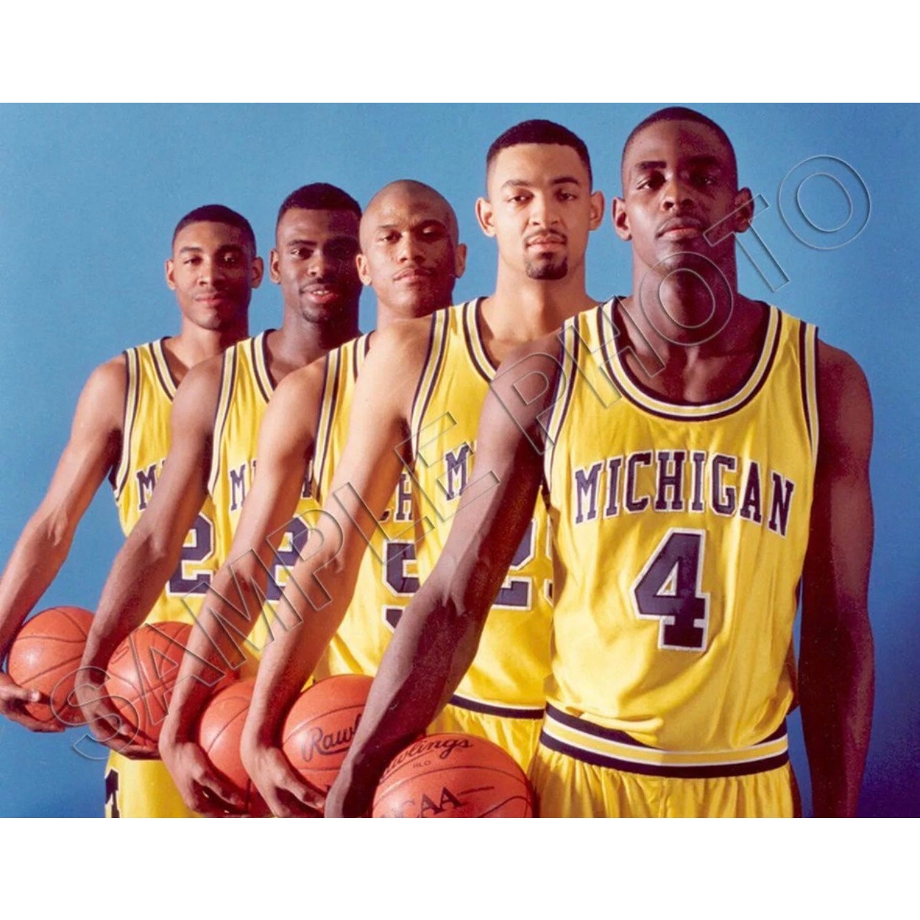 NWT Mitchell & Ness Chris Webber NCAA Michigan Wolverines 91-92 Jersey Mens 36-S