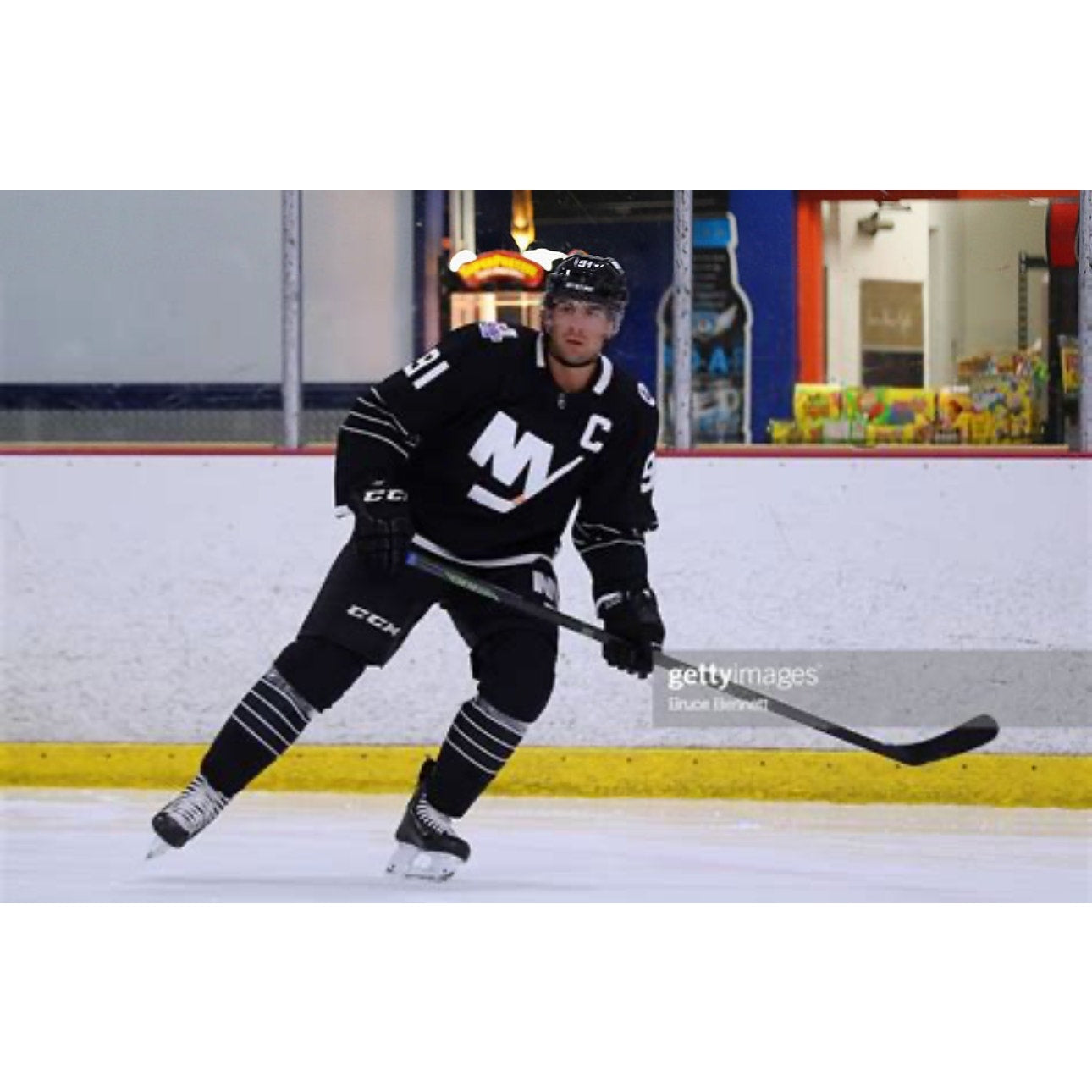 NWT 2015 Reebok John Tavares NHL New York Islanders Black Alt Hockey Jersey Sz S
