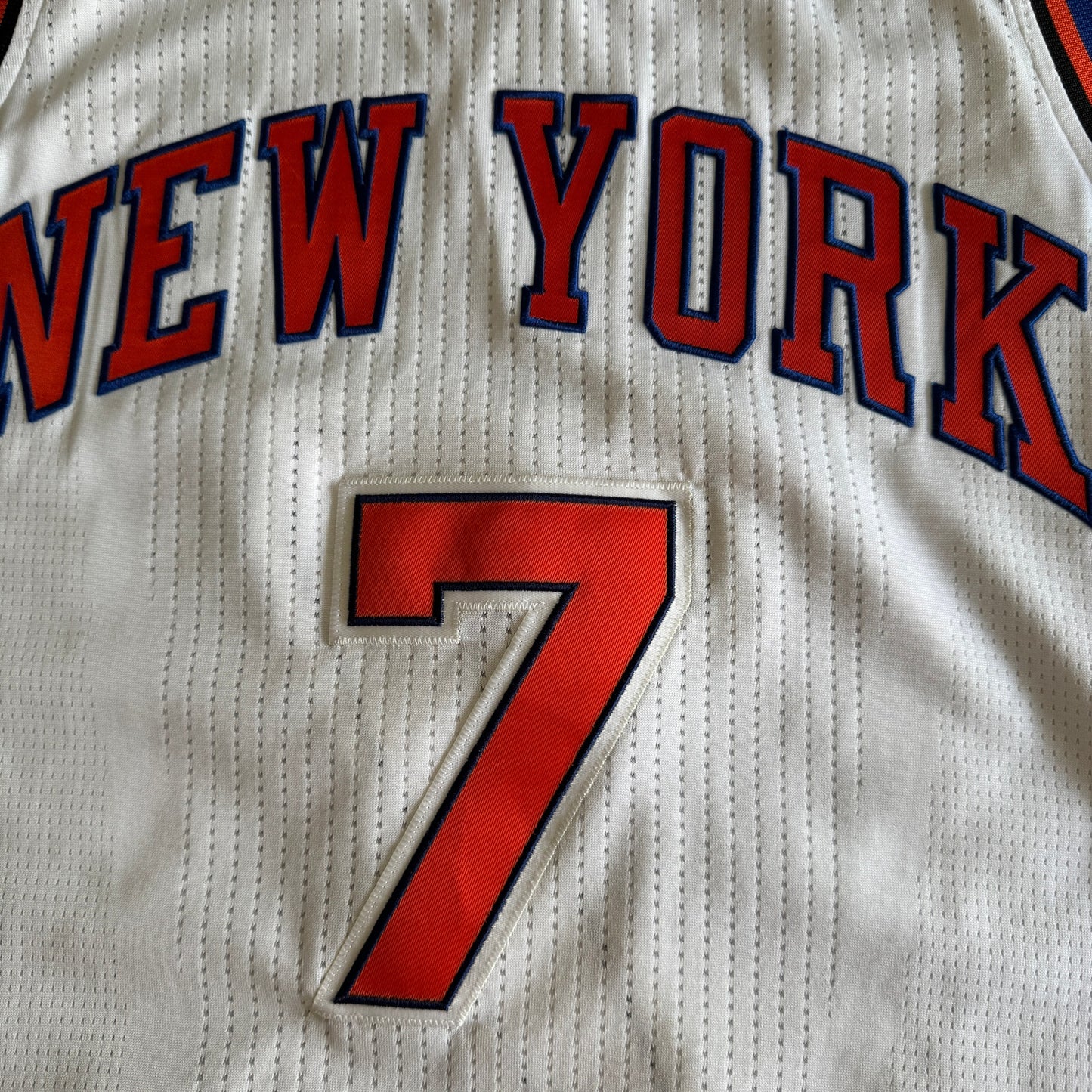 2010 Adidas Rev 30 Carmelo Anthony NBA New York Knicks Jersey White XL + 2"