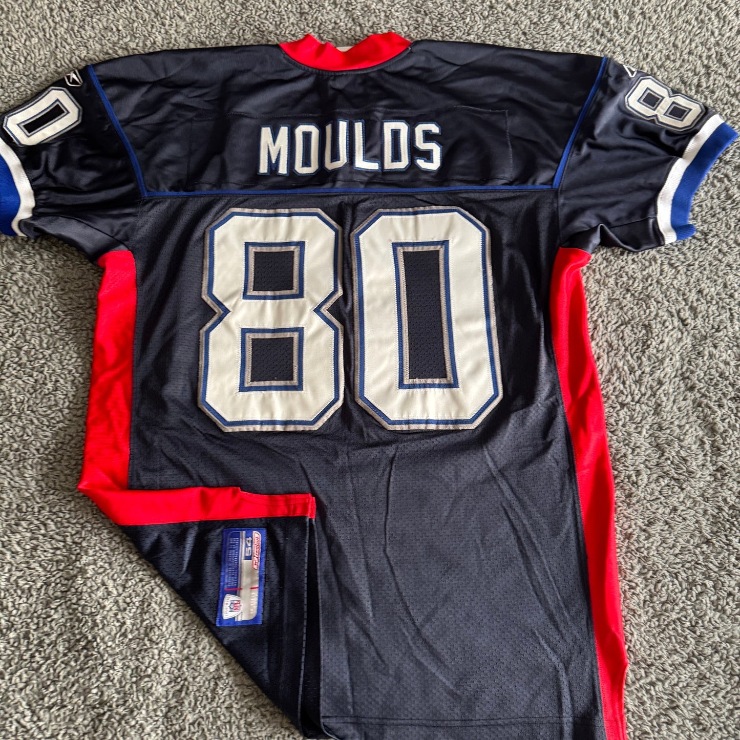 Vintage 100% Authentic Reebok 2002 Eric Moulds NFL Buffalo Bills Jersey 54