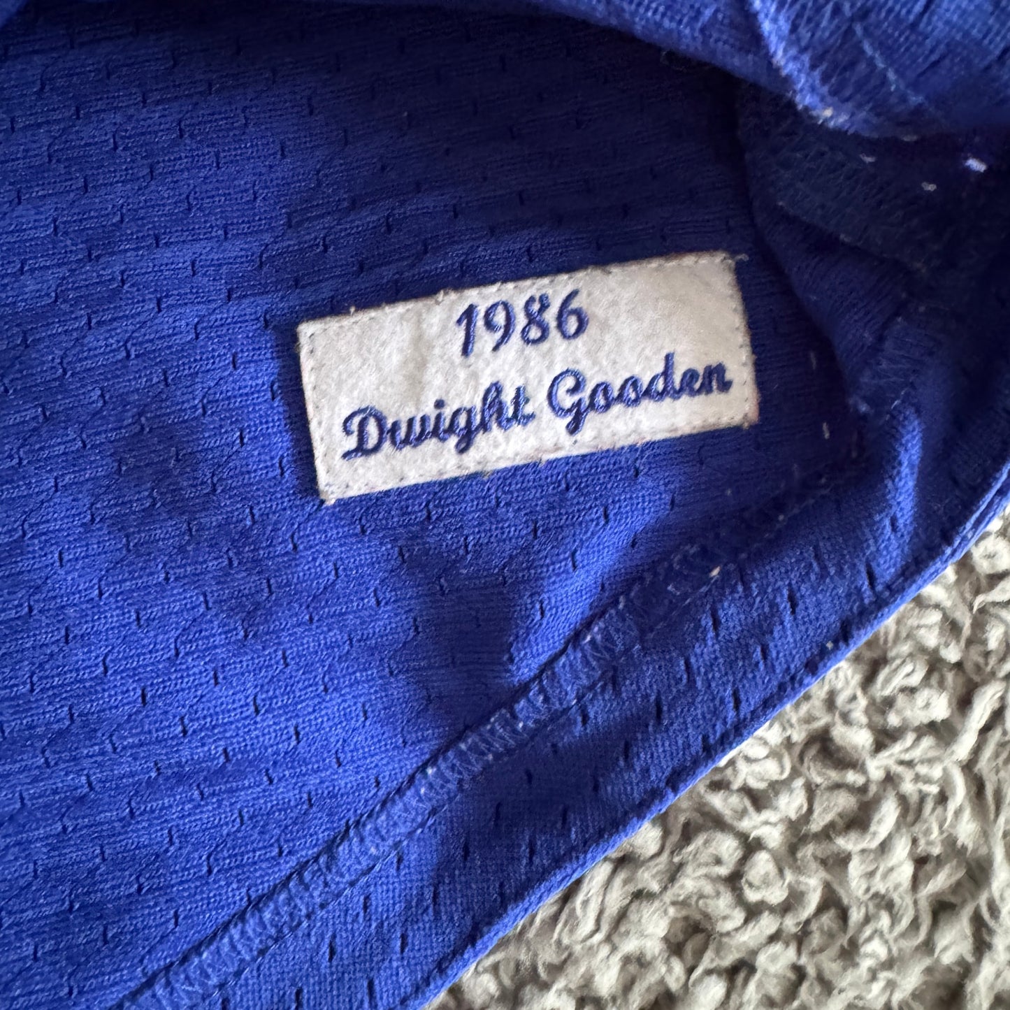 Authentic Mitchell & Ness Dwight Gooden 1986 MLB New York Mets #16 Jersey 40-M