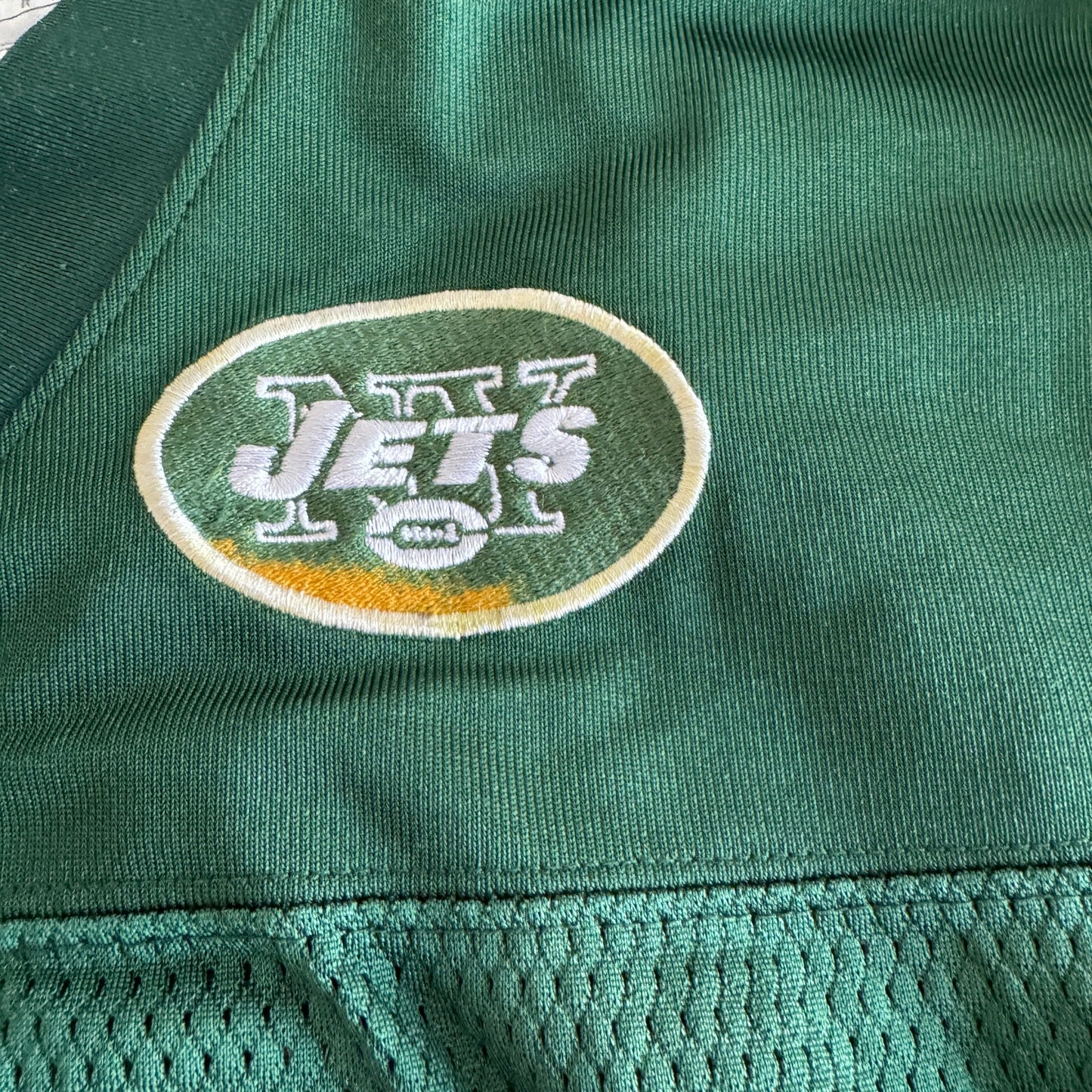 Vintage Authentic Reebok John Abraham NFL New York Jets Jersey Green 54/XXL