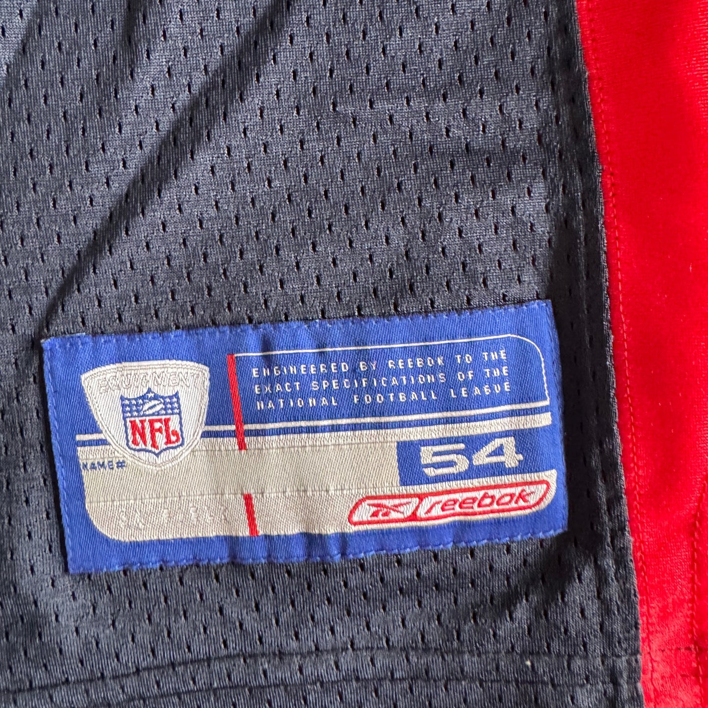 Vintage 100% Authentic Reebok 2002 Eric Moulds NFL Buffalo Bills Jersey 54