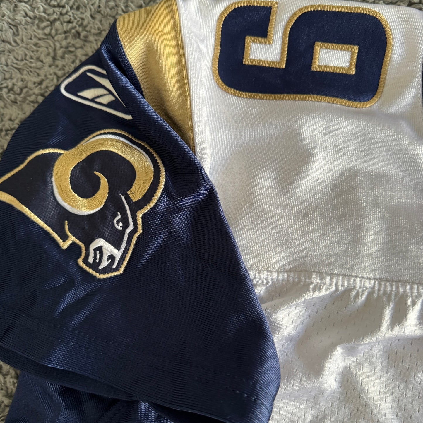 2010 Autographed Reebok Mark Clayton NFL St Louis Rams Game/Team Issue Jersey