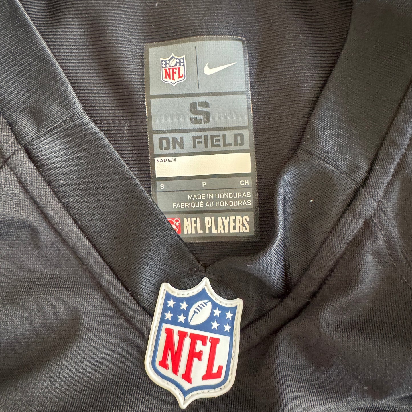 Nike On Field Game NFL Las Vegas Raiders Carson Palmer Black #3 Jersey Men's S