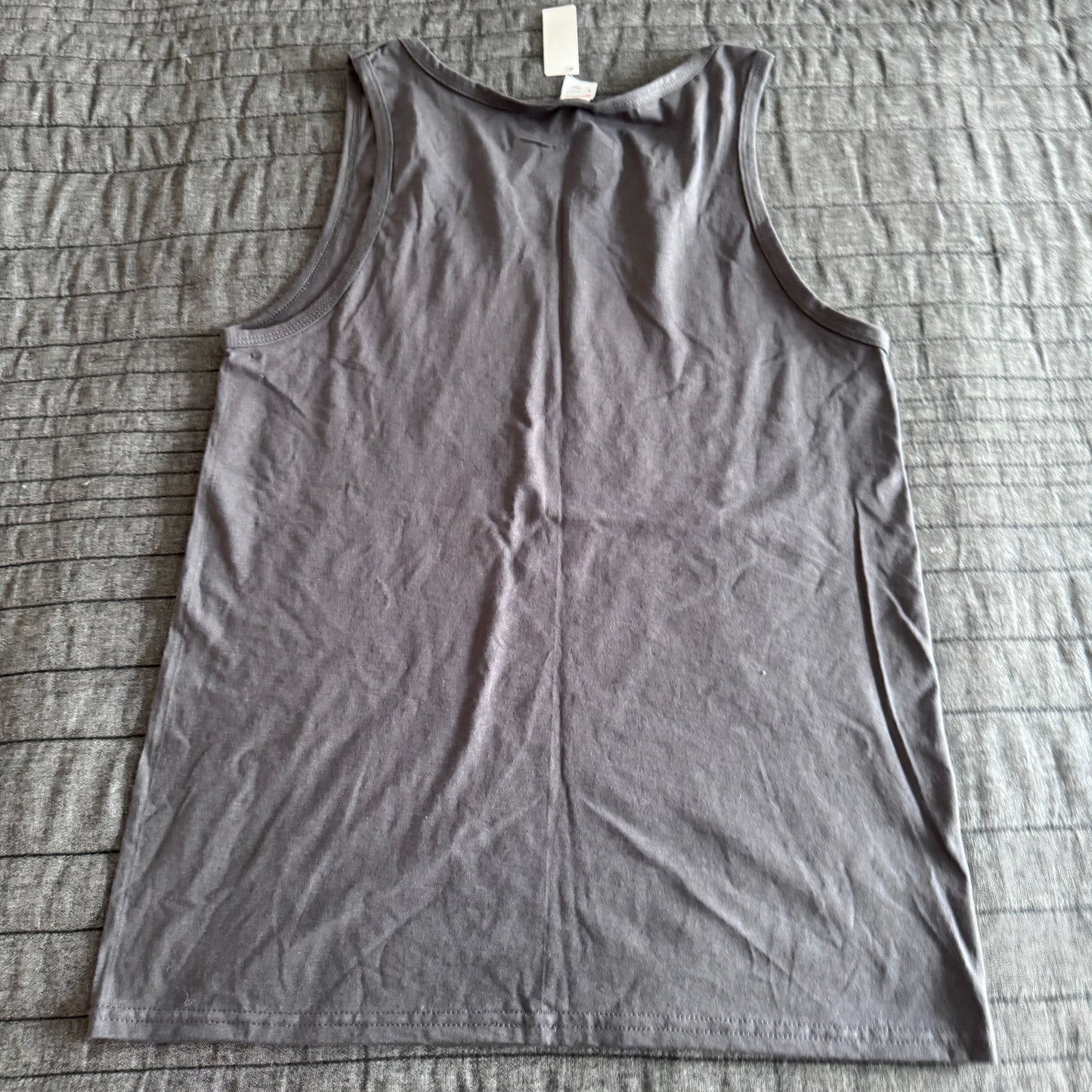 NWT Fruit of the Loom Charleston Cougars Gray NCAA Logo Tank Top Men's Small