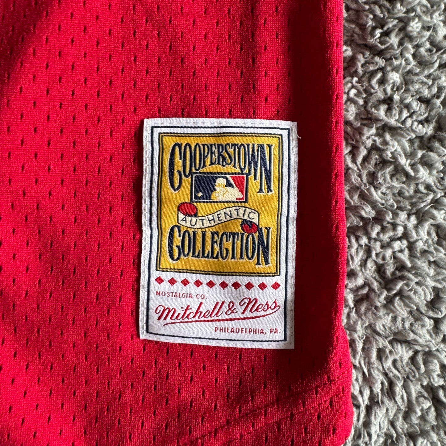 NWOT Mitchell & Ness Ken Griffey Jr 2000 MLB Cincinnati Reds Jersey 48-XL Sewn