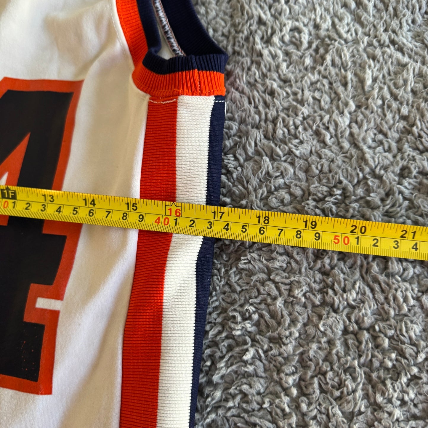 1986 NCAA Auburn Tigers Game Issue Russell Athletic Chris Morris Jersey #34 M