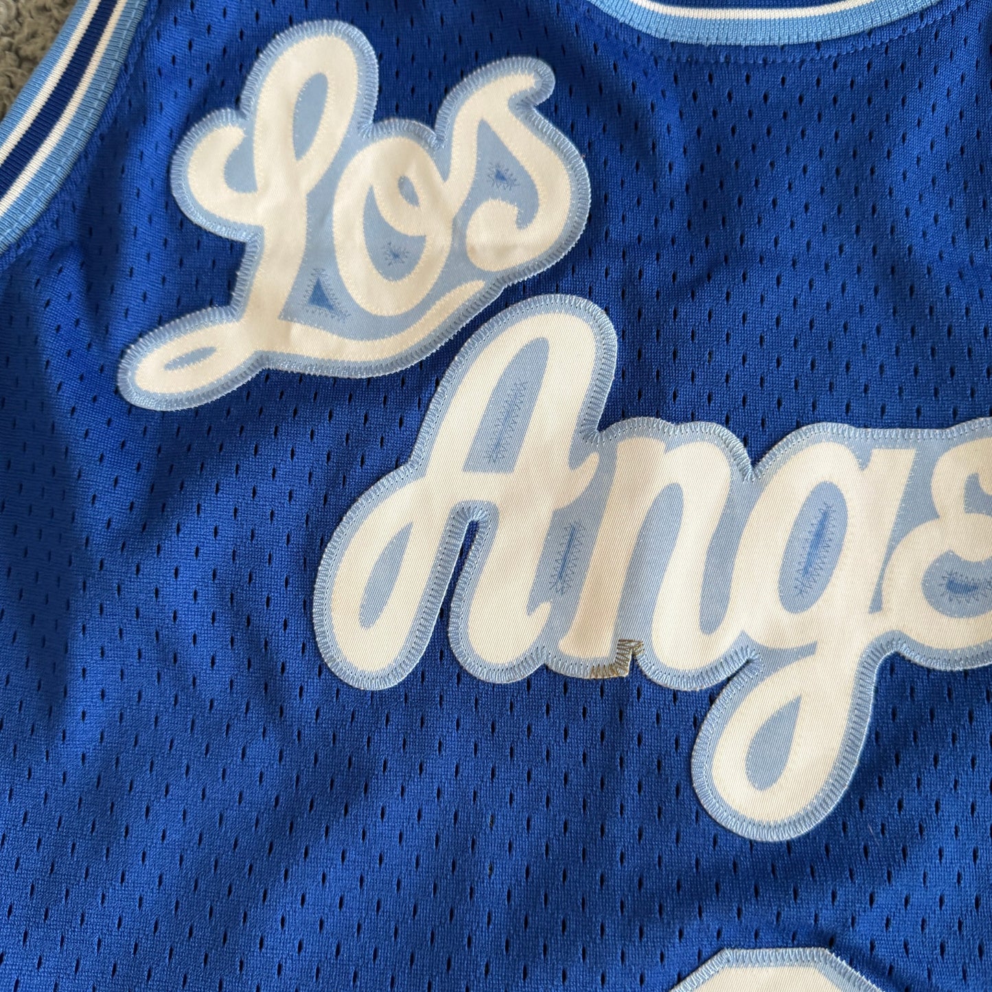 Kobe Bryant Vintage NBA 2004 Los Angeles Lakers Nike Jersey 2XL Blue Swingman
