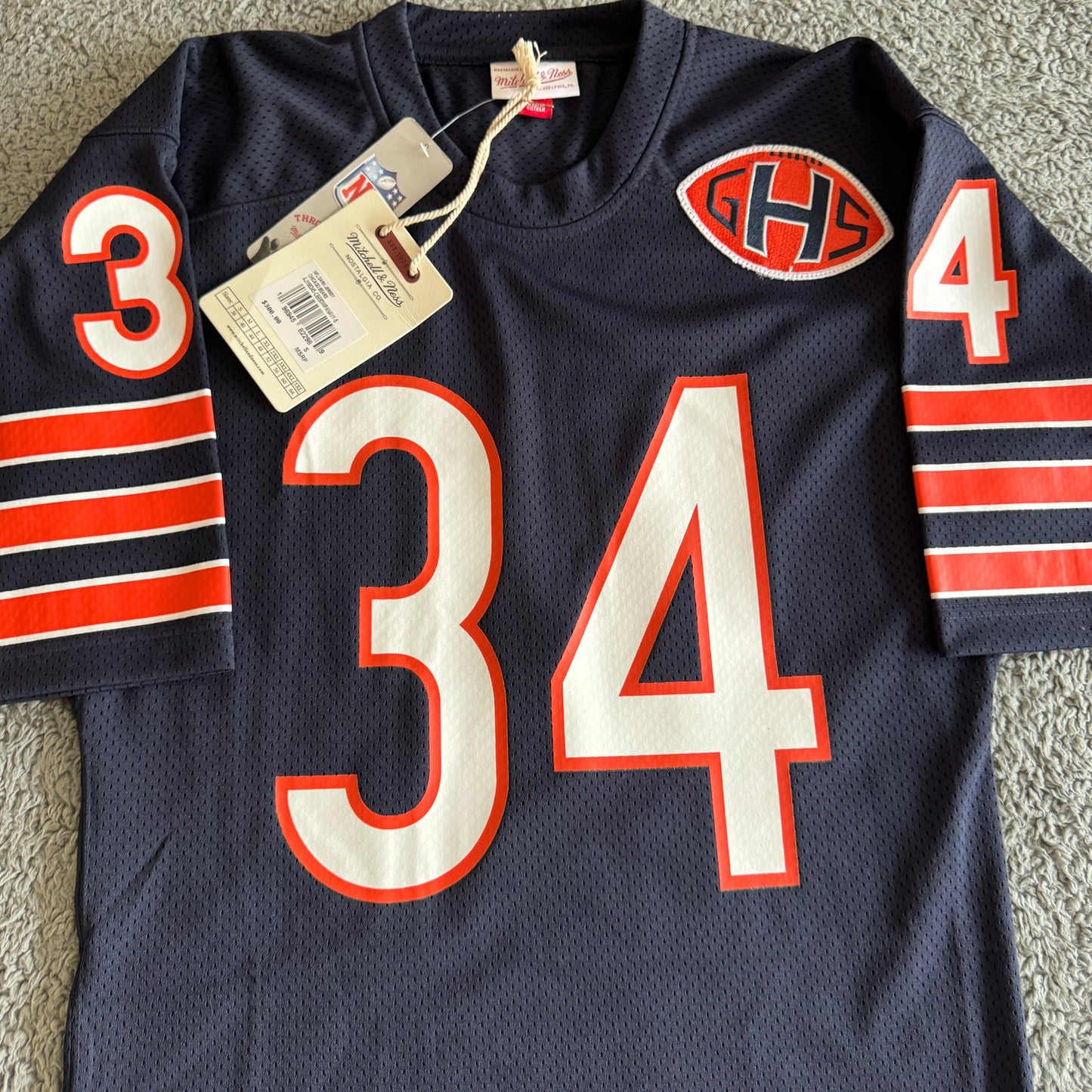 100% Authentic 1983 Walter Payton NFL Chicago Bears Mitchell & Ness Jersey 36-S