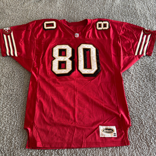Vintage 1995 Authentic Wilson Jerry Rice NFL San Francisco 49ers Jersey 50 RARE