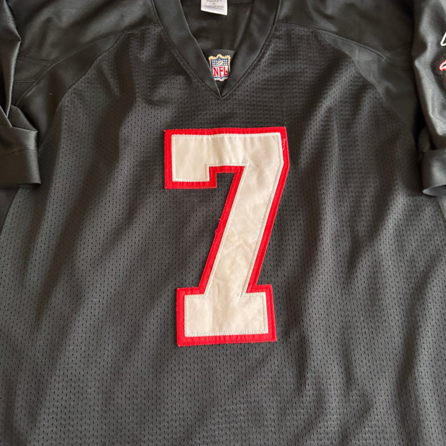 2001 Michael Vick NFL Atlanta Falcons Reebok Stitched Jersey Black NFL 54 2XL