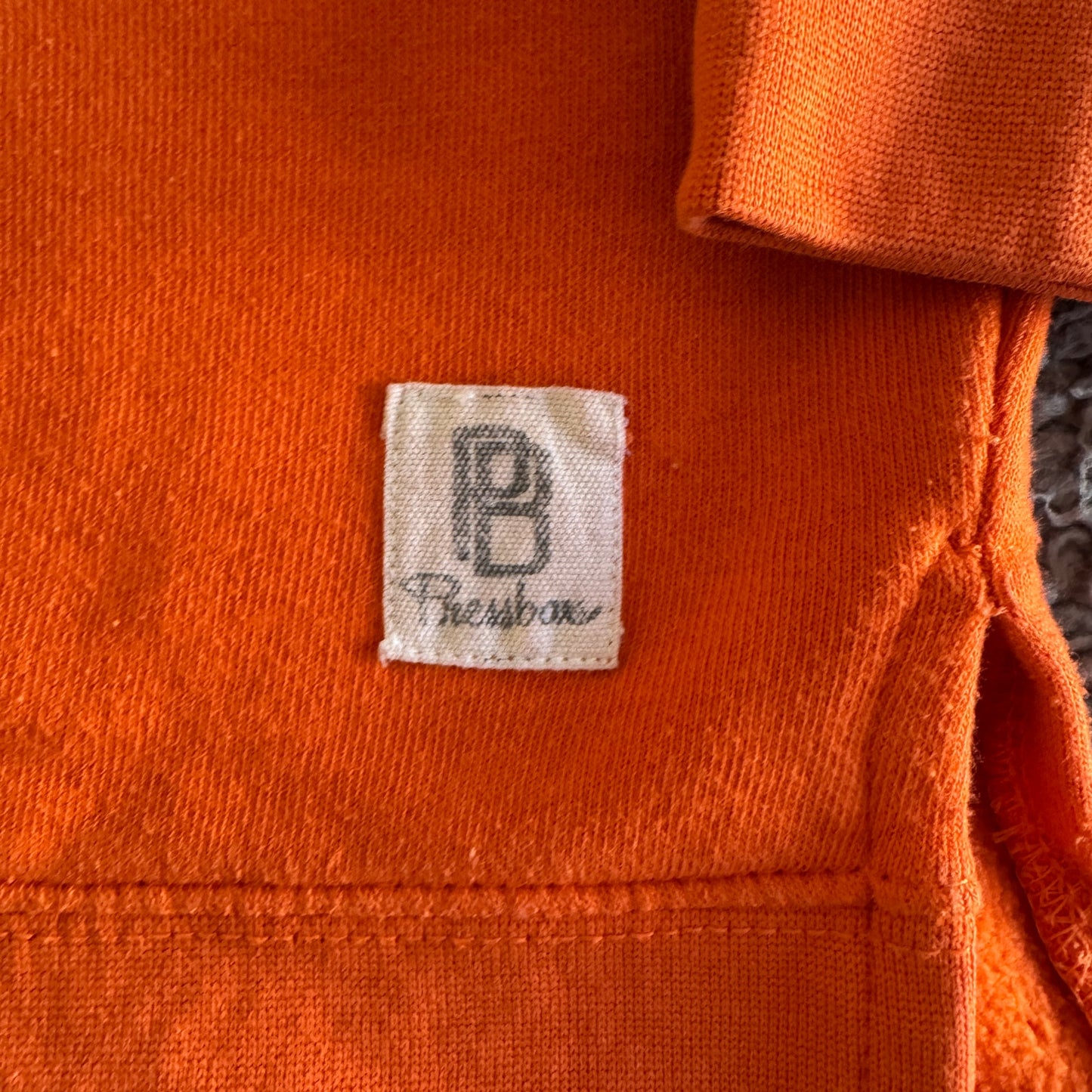 Pressbox NCAA Clemson Tigers Embroidered Long Sleeve Orange Sweatshirt Women's M