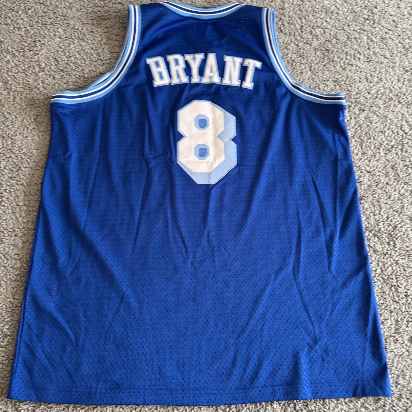 Kobe Bryant Vintage NBA 2004 Los Angeles Lakers Nike Jersey 2XL Blue Swingman