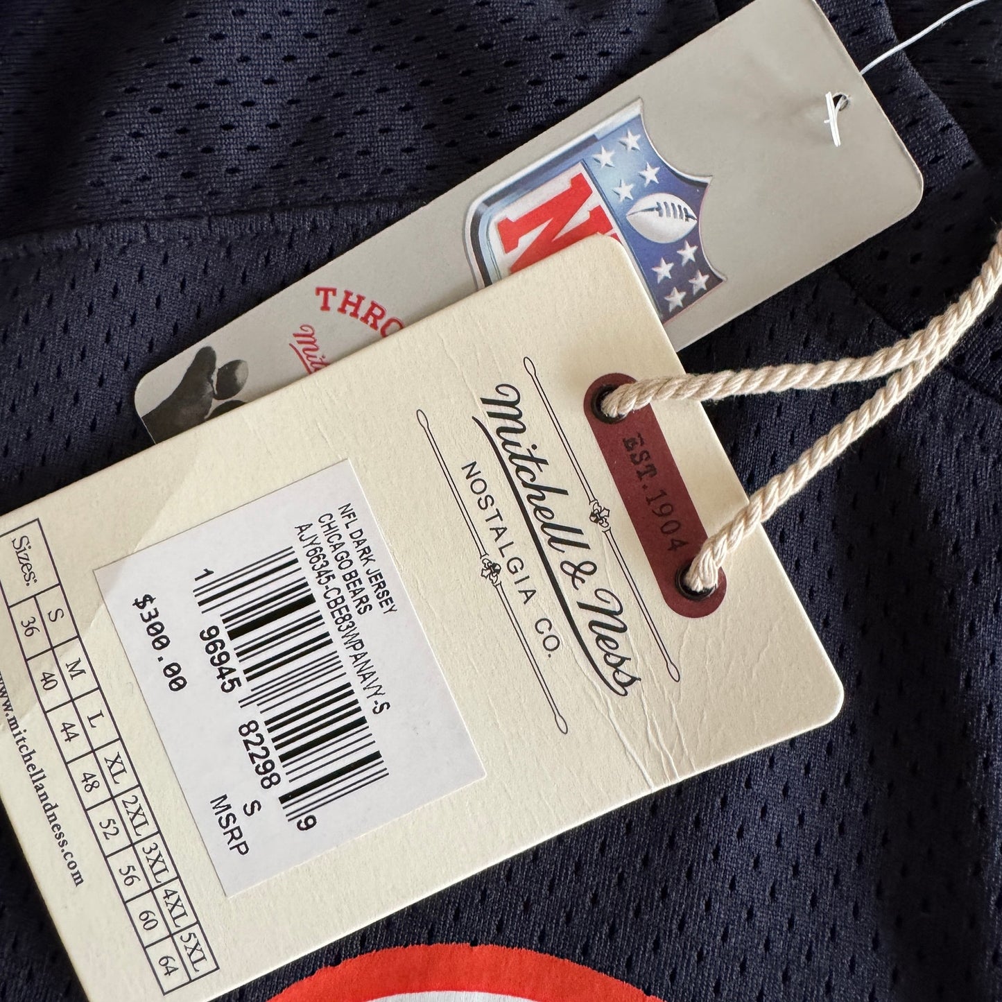 100% Authentic 1983 Walter Payton NFL Chicago Bears Mitchell & Ness Jersey 36-S