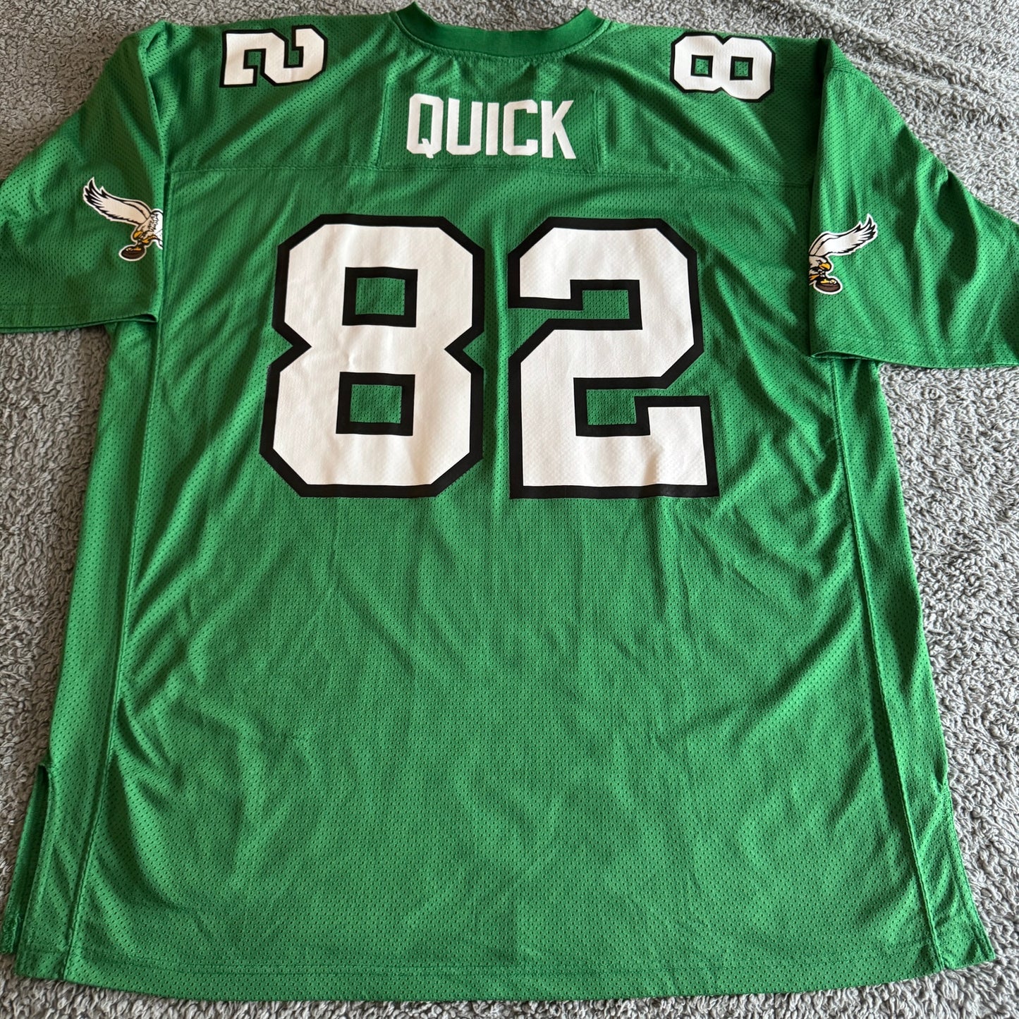 Authentic Mike Quick Mitchell & Ness 1985 NFL Philadelphia Eagles Jersey 60 4XL