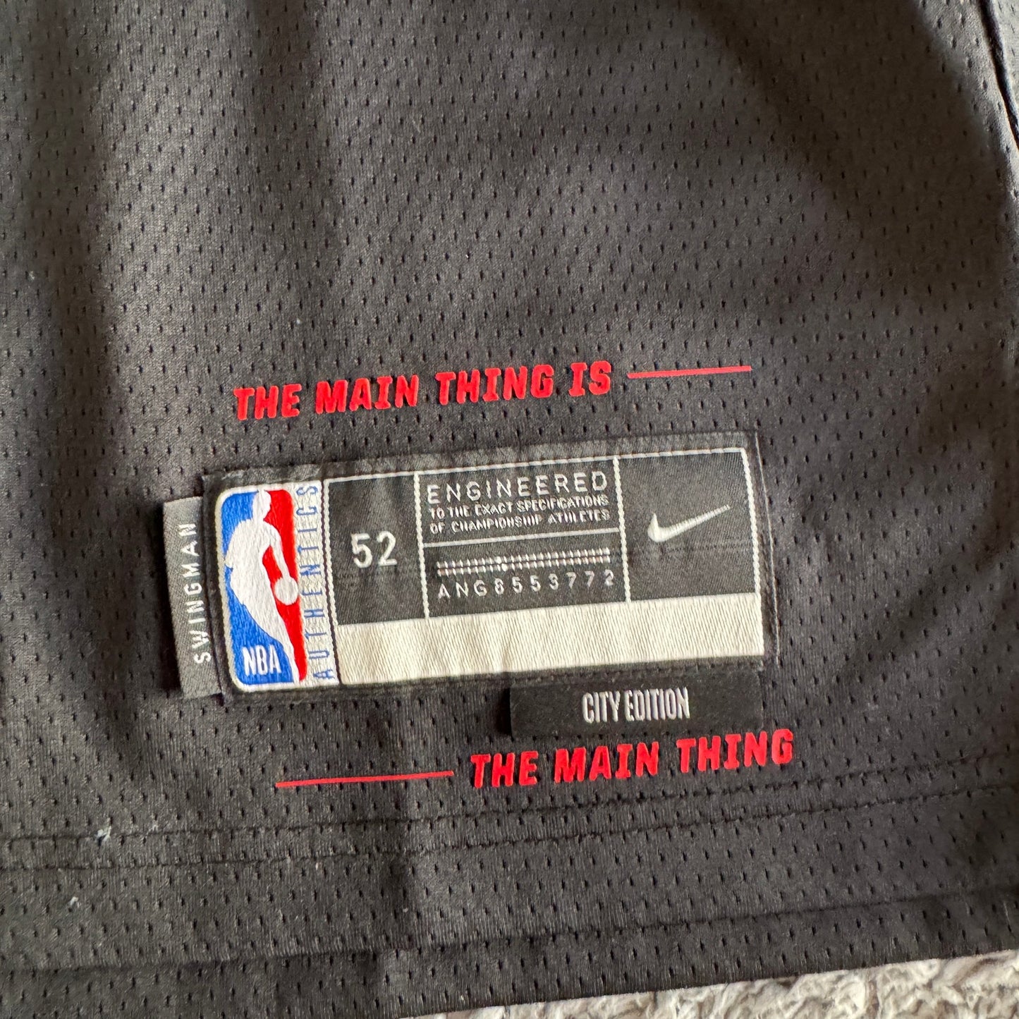 Nike NBA Miami Heat Jimmy Butler Black City Edition Heat Culture Jersey Sz 52 XL