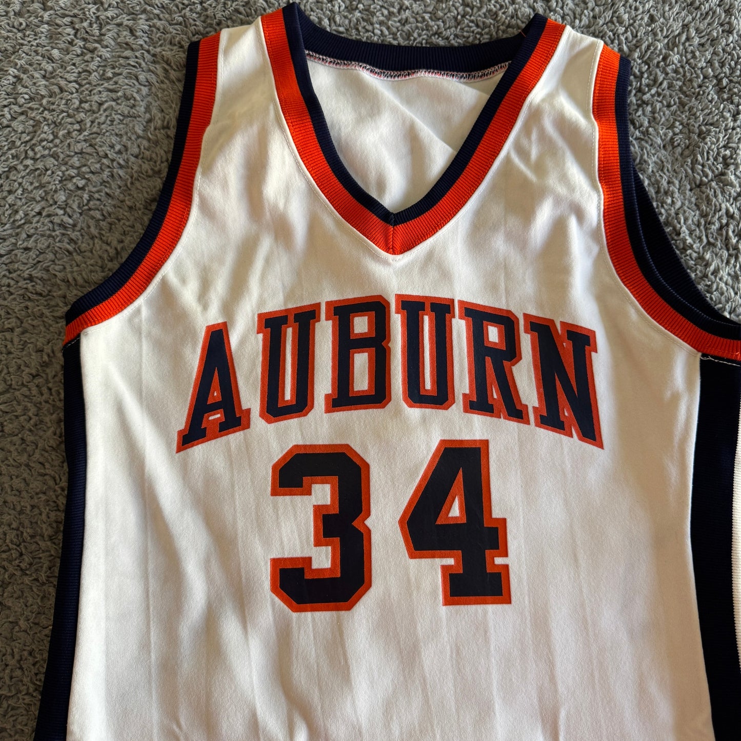 1986 NCAA Auburn Tigers Game Issue Russell Athletic Chris Morris Jersey #34 M