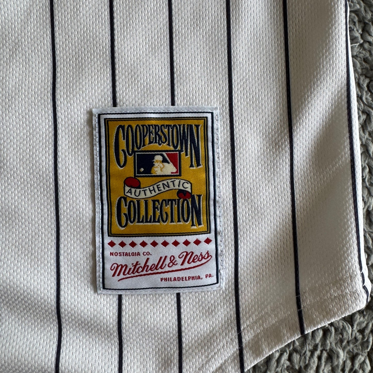 100% Authentic 2009 Mitchell & Ness Joe Mauer MLB Minnesota Twins Jersey 40-M