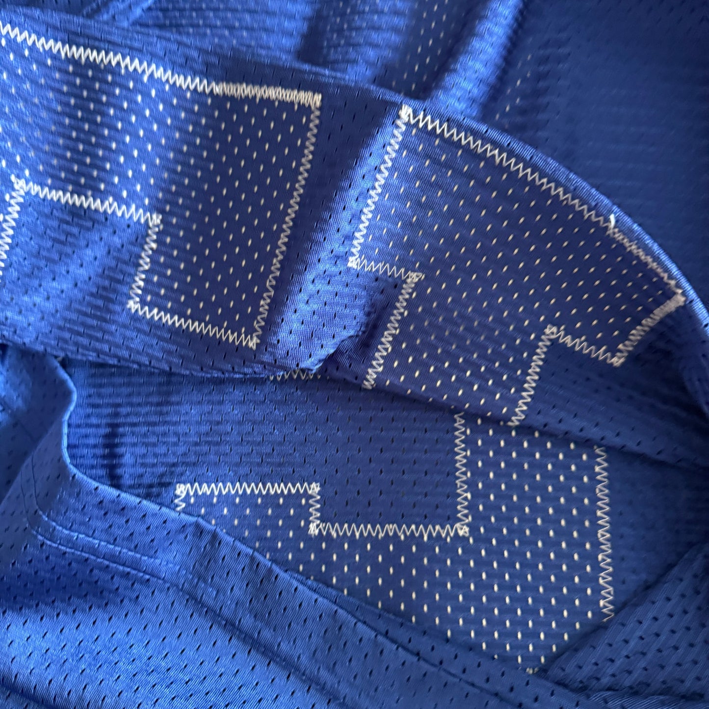 100% Authentic 2002 Reebok Tiki Barber NFL New York Giants Blue Jersey 54 XL/2X
