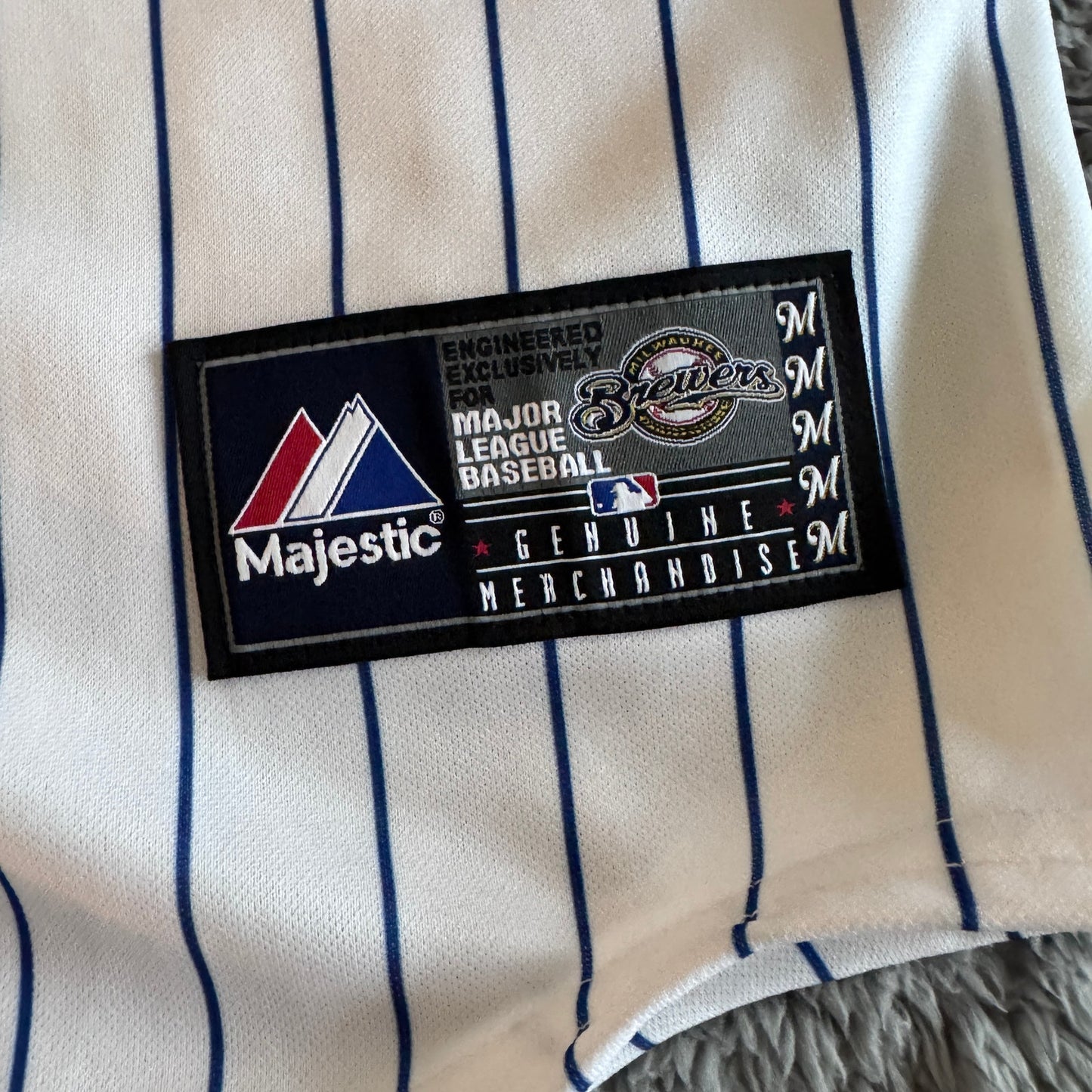 NWT 2013 Majestic Jean Segura MLB Milwaukee Brewers Alt White Jersey Men's XL
