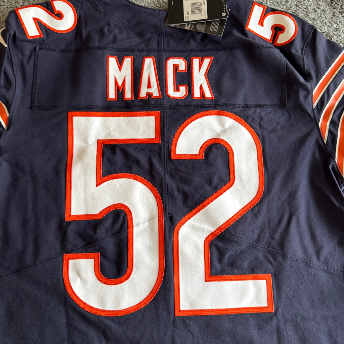 NWT Nike Khalil Mack NFL Chicago Bears Nike Vapor Elite Navy Jersey Men 40 M
