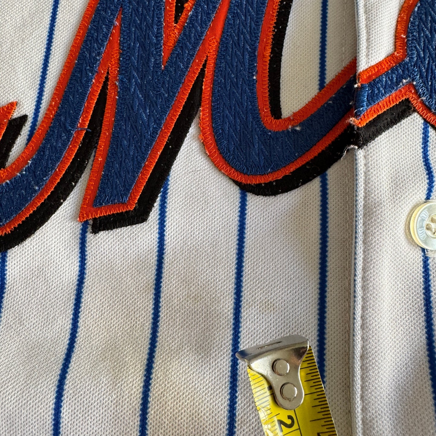 Vintage Authentic Majestic Pedro Martinez MLB New York Mets Jersey Men's 54 2XL