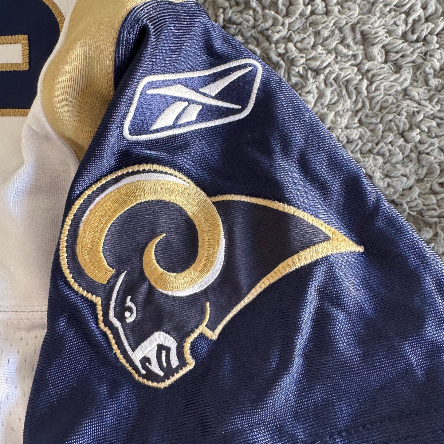 2010 Autographed Reebok Mark Clayton NFL St Louis Rams Game/Team Issue Jersey