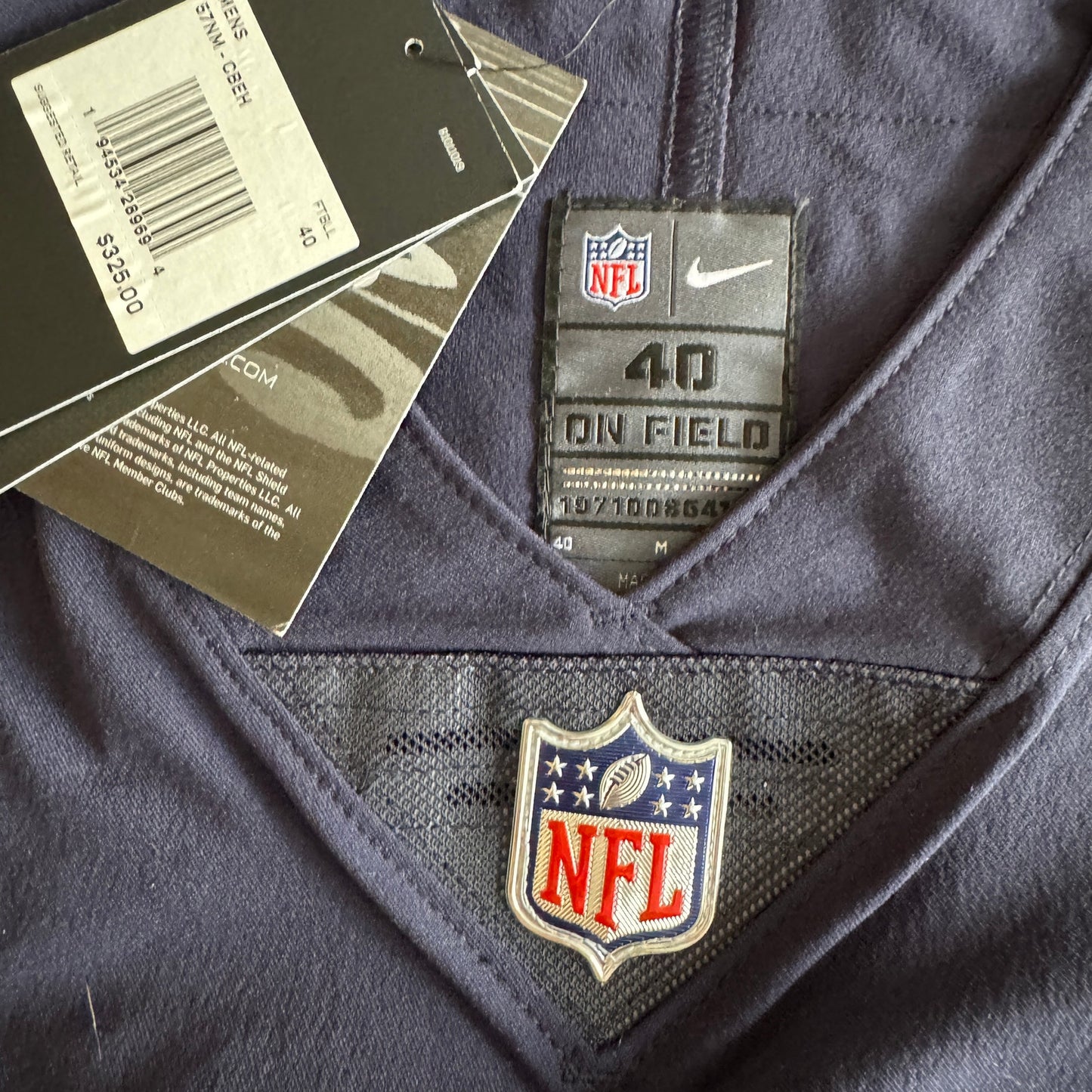 NWT Nike Khalil Mack NFL Chicago Bears Nike Vapor Elite Navy Jersey Men 40 M