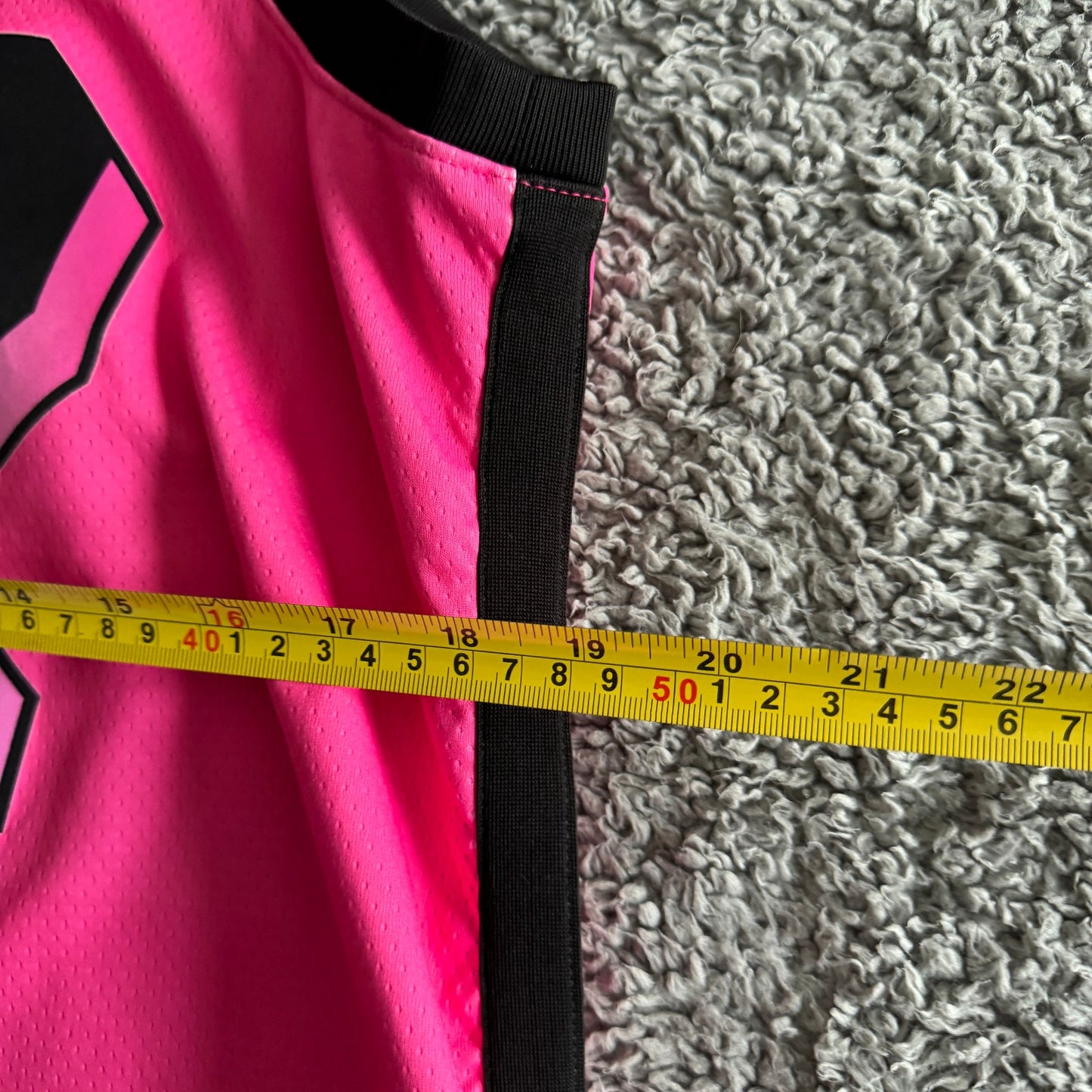 2020 Nike Miami Heat Jimmy Butler City Edition Pink Blue NBA Jersey Size 44 L