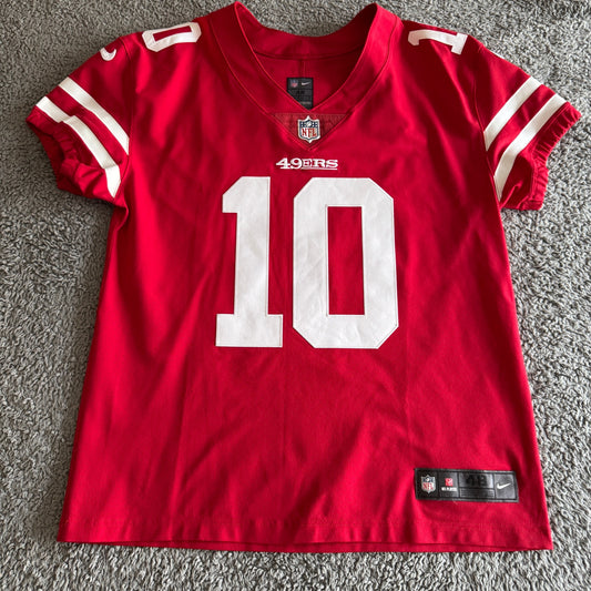 NWOT Nike Elite Jimmy Garoppolo NFL San Francisco 49ers Red Stitched Jersey 48