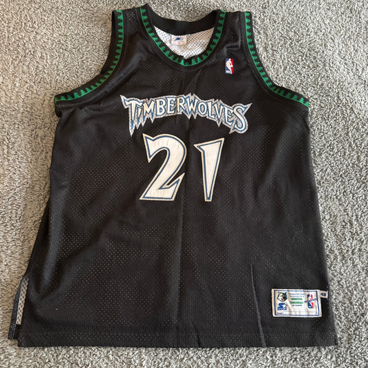 Authentic Starter 1997 Kevin Garnett NBA Minnesota Timberwolves Alt Jersey 48-XL