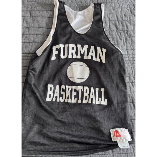 Vintage Authentic NCAA Practice Jersey Furman Paladins Black Serial Number Sz M