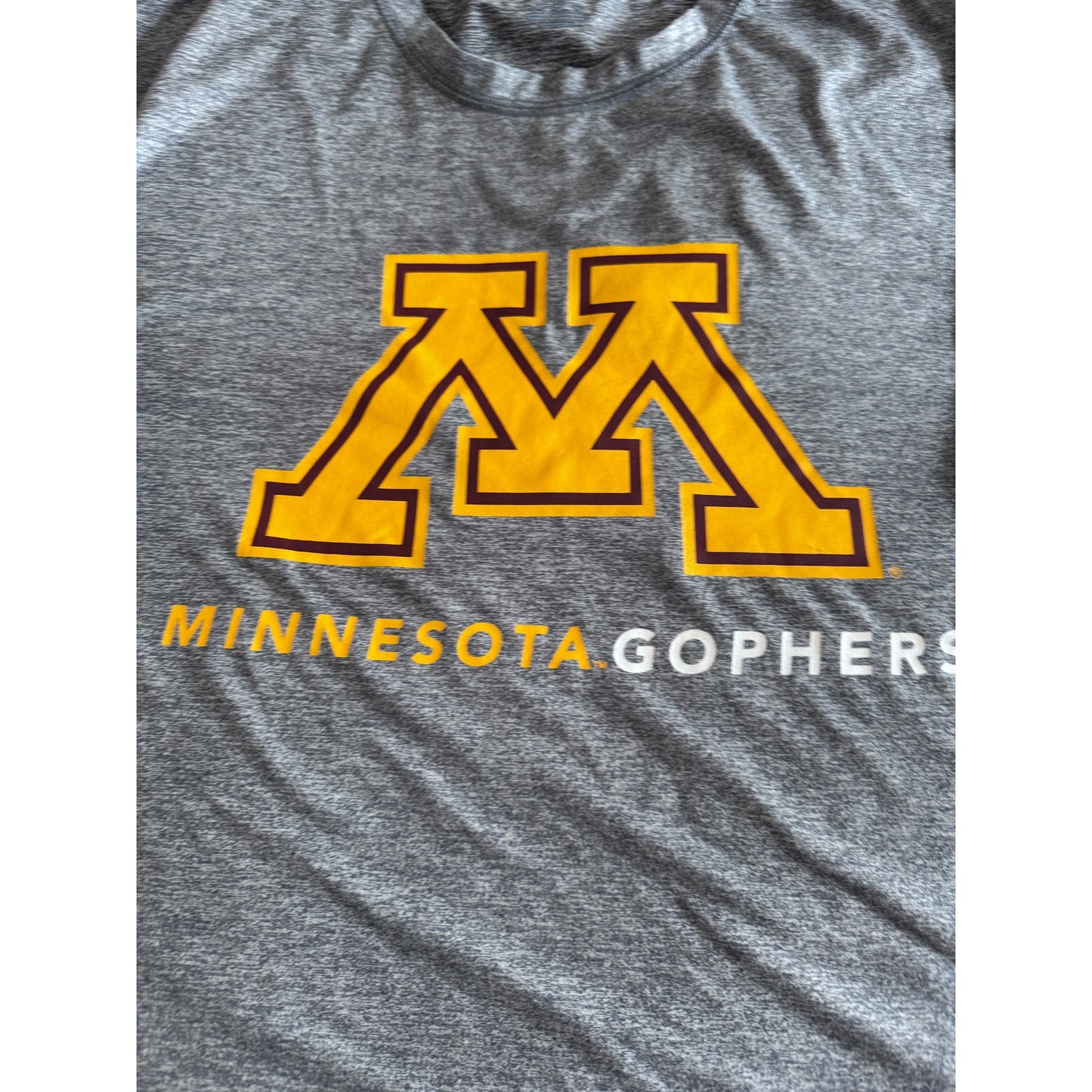 Champion Minnesota Golden Gophers Grey Logo Shirt Men's XL