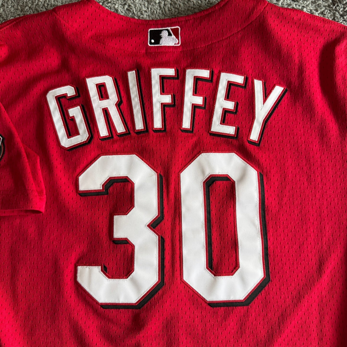 NWOT Mitchell & Ness Ken Griffey Jr 2000 MLB Cincinnati Reds Jersey 48-XL Sewn