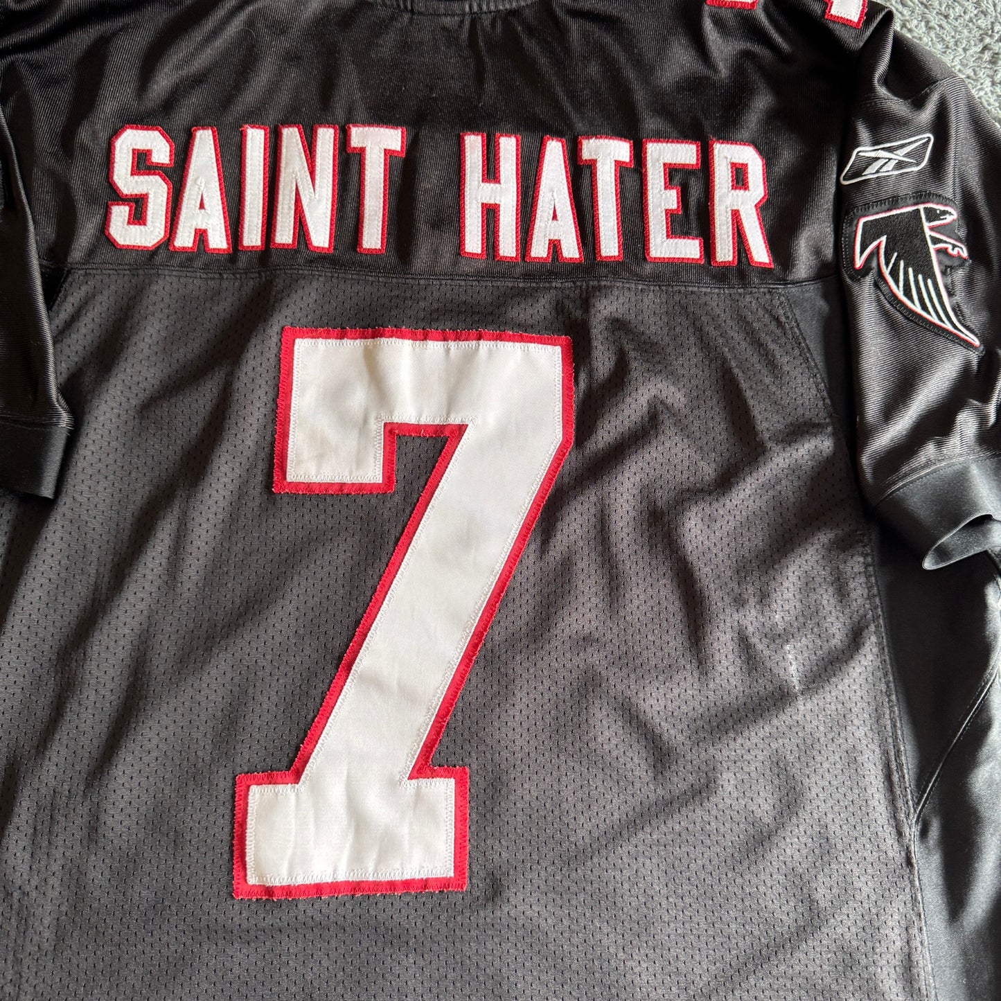 Authentic Michael Vick NFL Atlanta Falcons "Saint Hater" Reebok Jersey 52 XL/2XL
