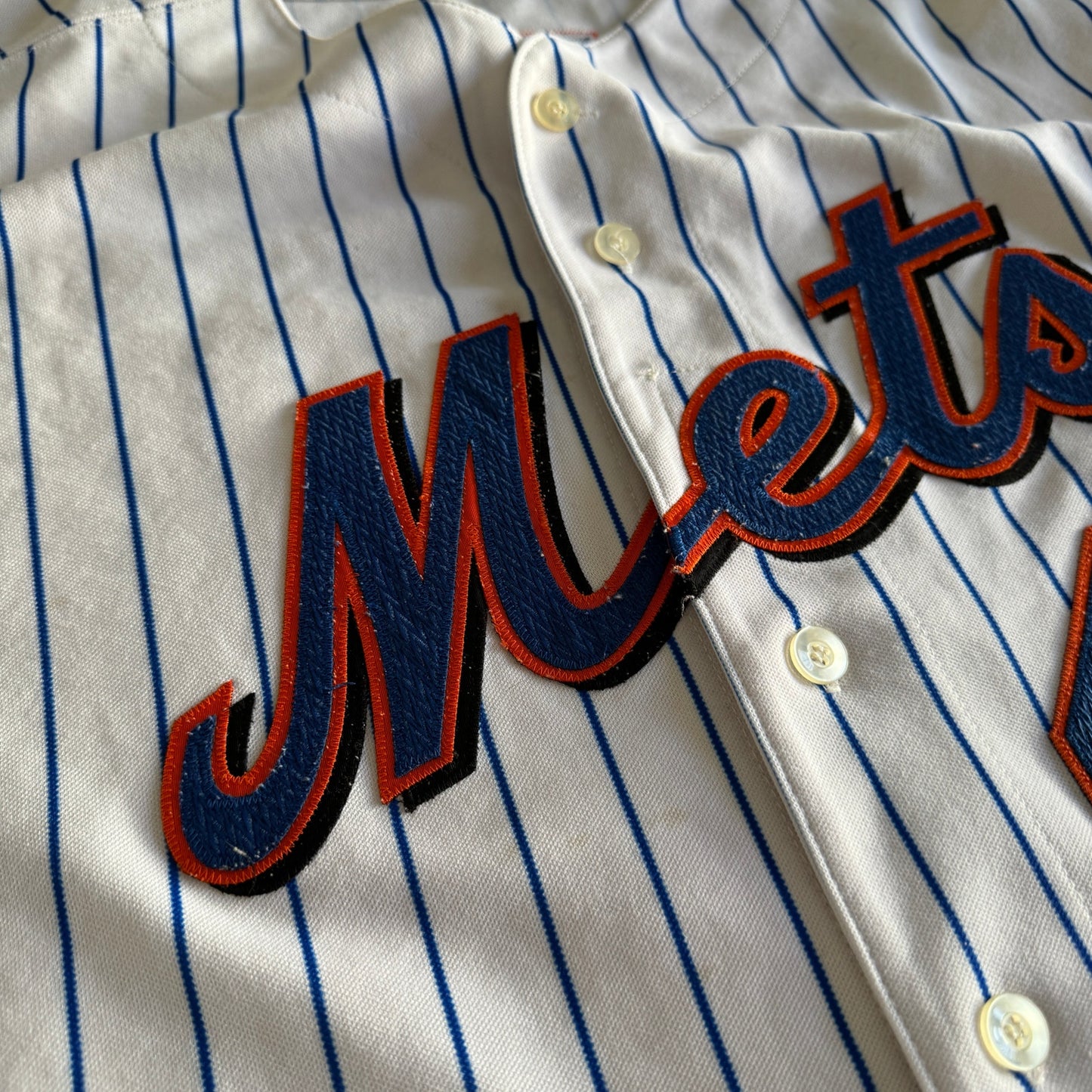 Vintage Authentic Majestic Pedro Martinez MLB New York Mets Jersey Men's 54 2XL