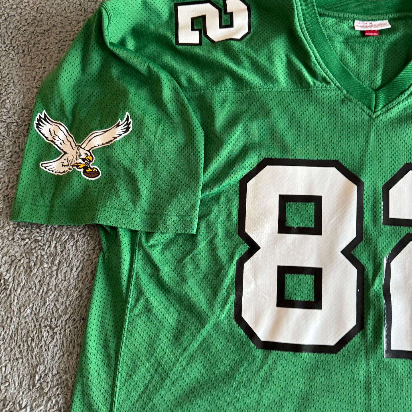 Authentic Mike Quick Mitchell & Ness 1985 NFL Philadelphia Eagles Jersey 60 4XL