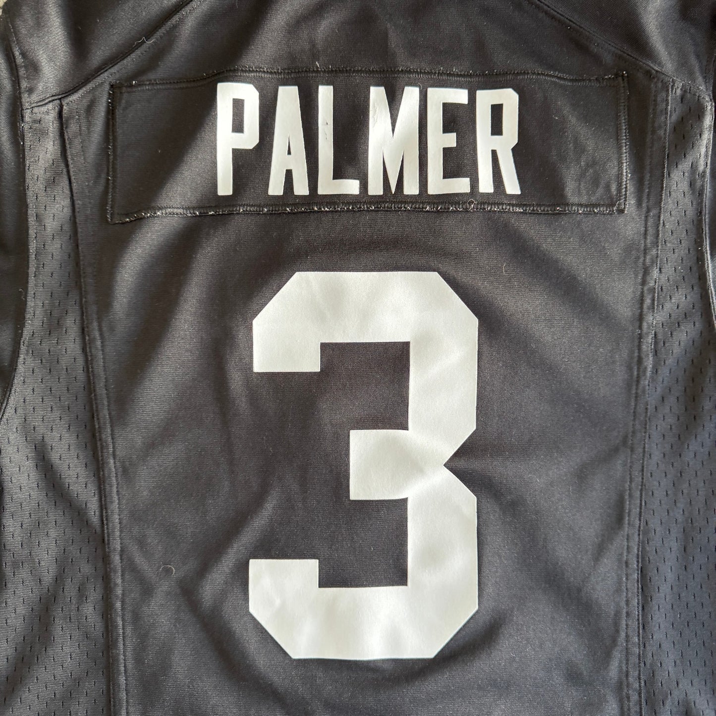 Nike On Field Game NFL Las Vegas Raiders Carson Palmer Black #3 Jersey Men's S