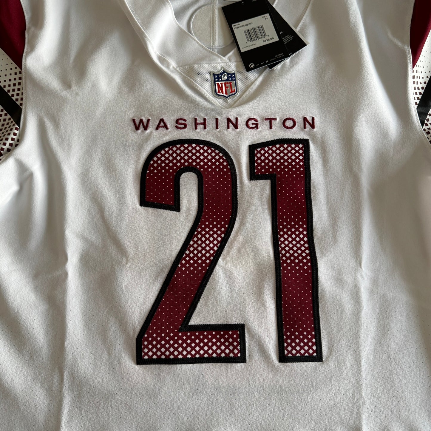 NWT Nike Elite Sean Taylor NFL Washington Redskins #21 On Field Jersey Men's L