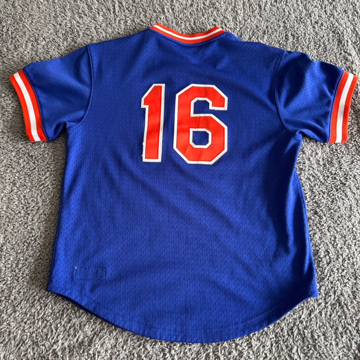 Authentic Mitchell & Ness Dwight Gooden 1986 MLB New York Mets #16 Jersey 40-M