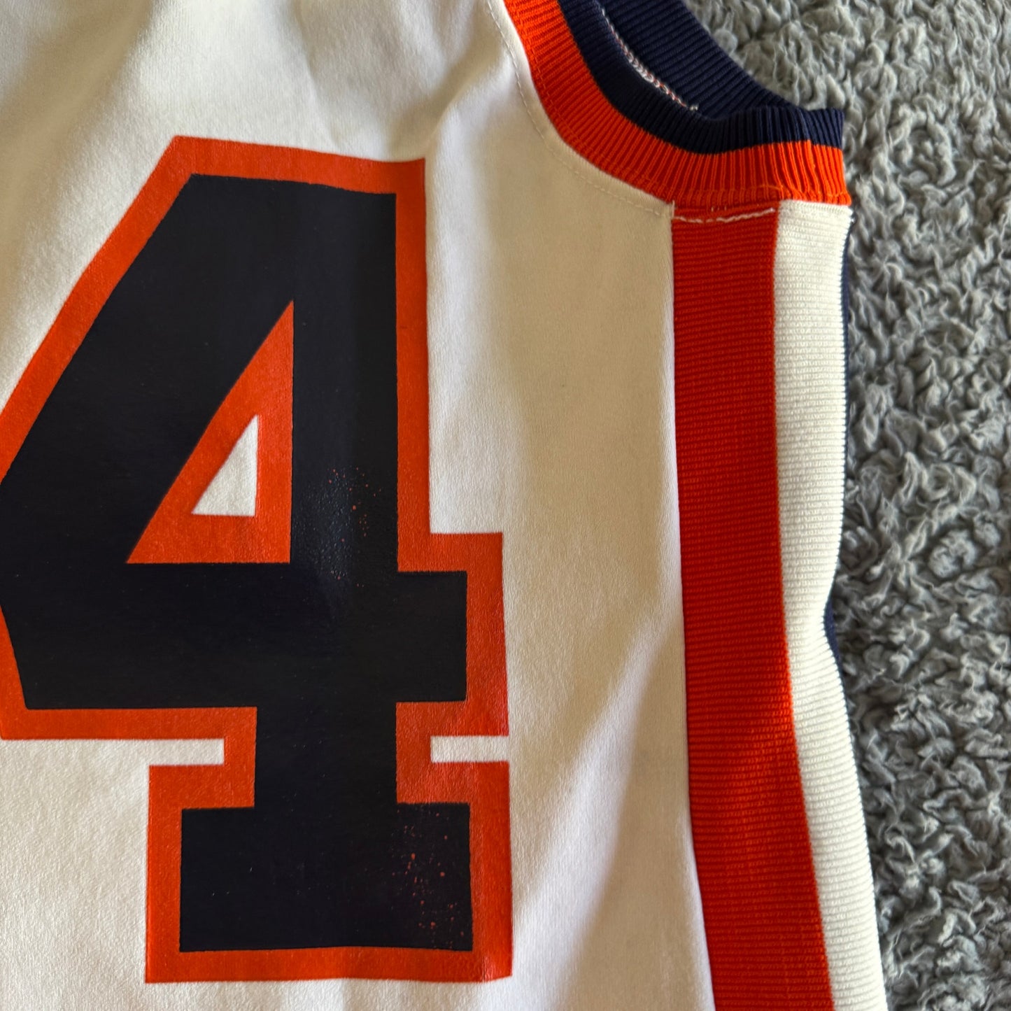 1986 NCAA Auburn Tigers Game Issue Russell Athletic Chris Morris Jersey #34 M