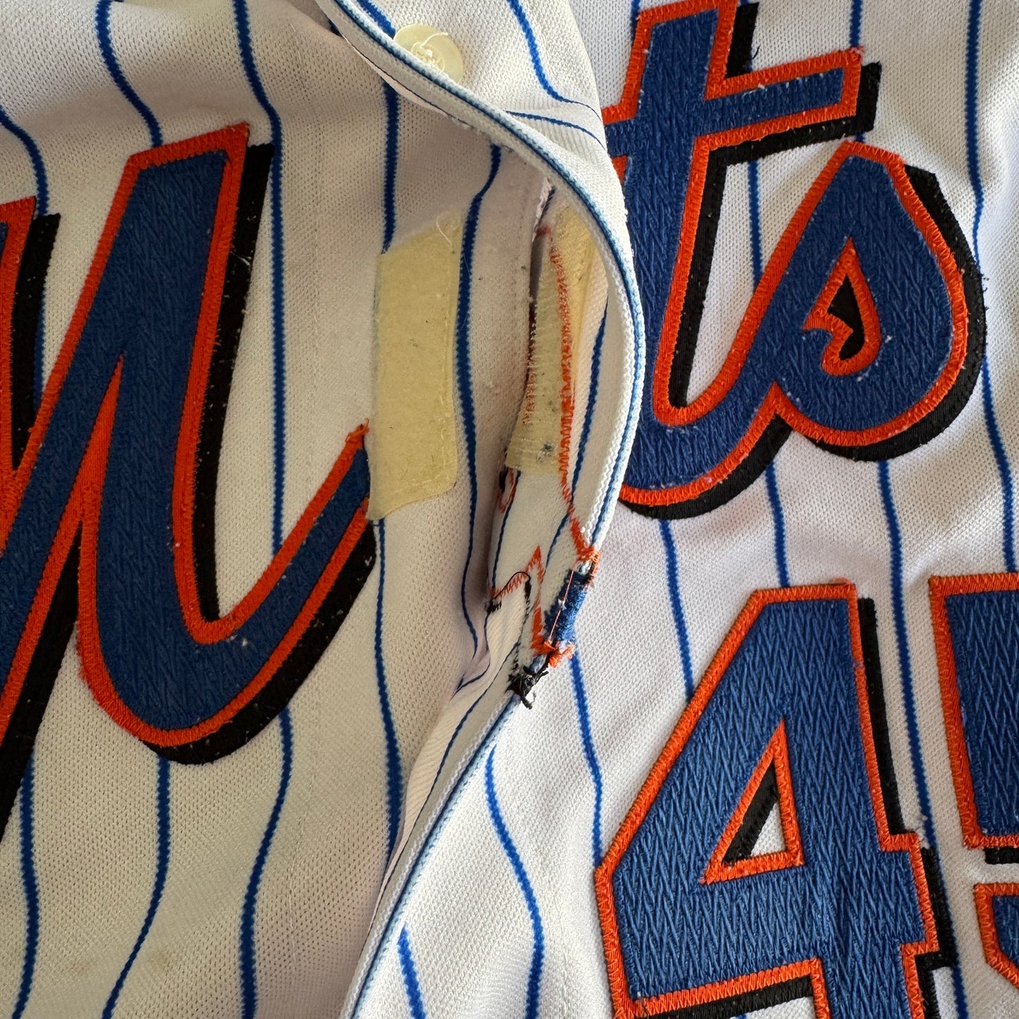 Vintage Authentic Majestic Pedro Martinez MLB New York Mets Jersey Men's 54 2XL
