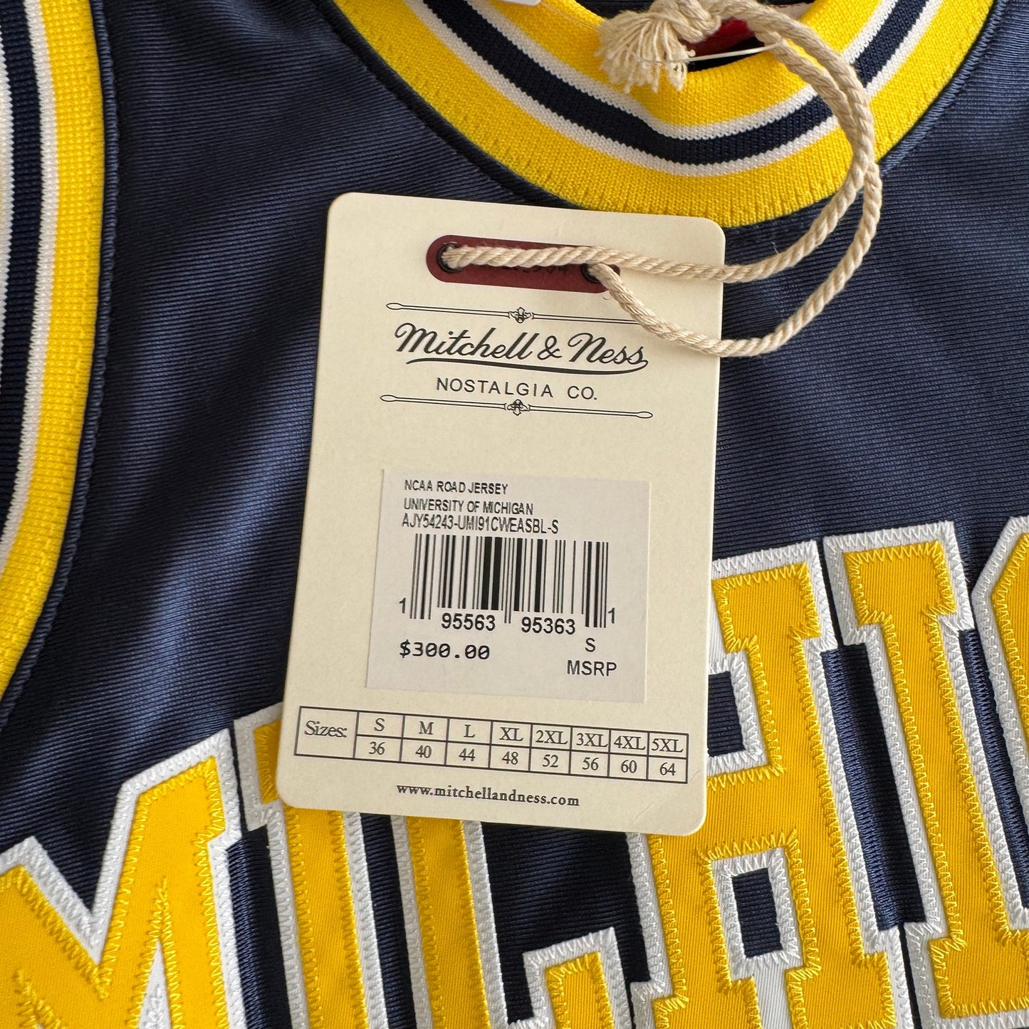NWT (3) Mitchell & Ness Chris Webber NCAA Michigan Wolverines Jersey Lot Men's S