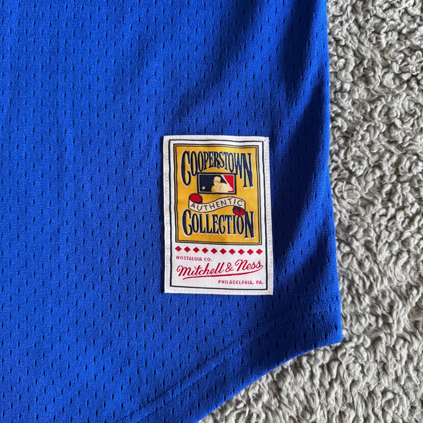 NWOT Dale Murphy Mitchell Ness MLB Atlanta Braves 1981 Blue Practice Jersey 40 M