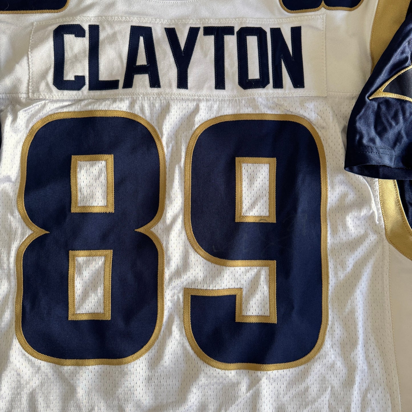 2010 Autographed Reebok Mark Clayton NFL St Louis Rams Game/Team Issue Jersey