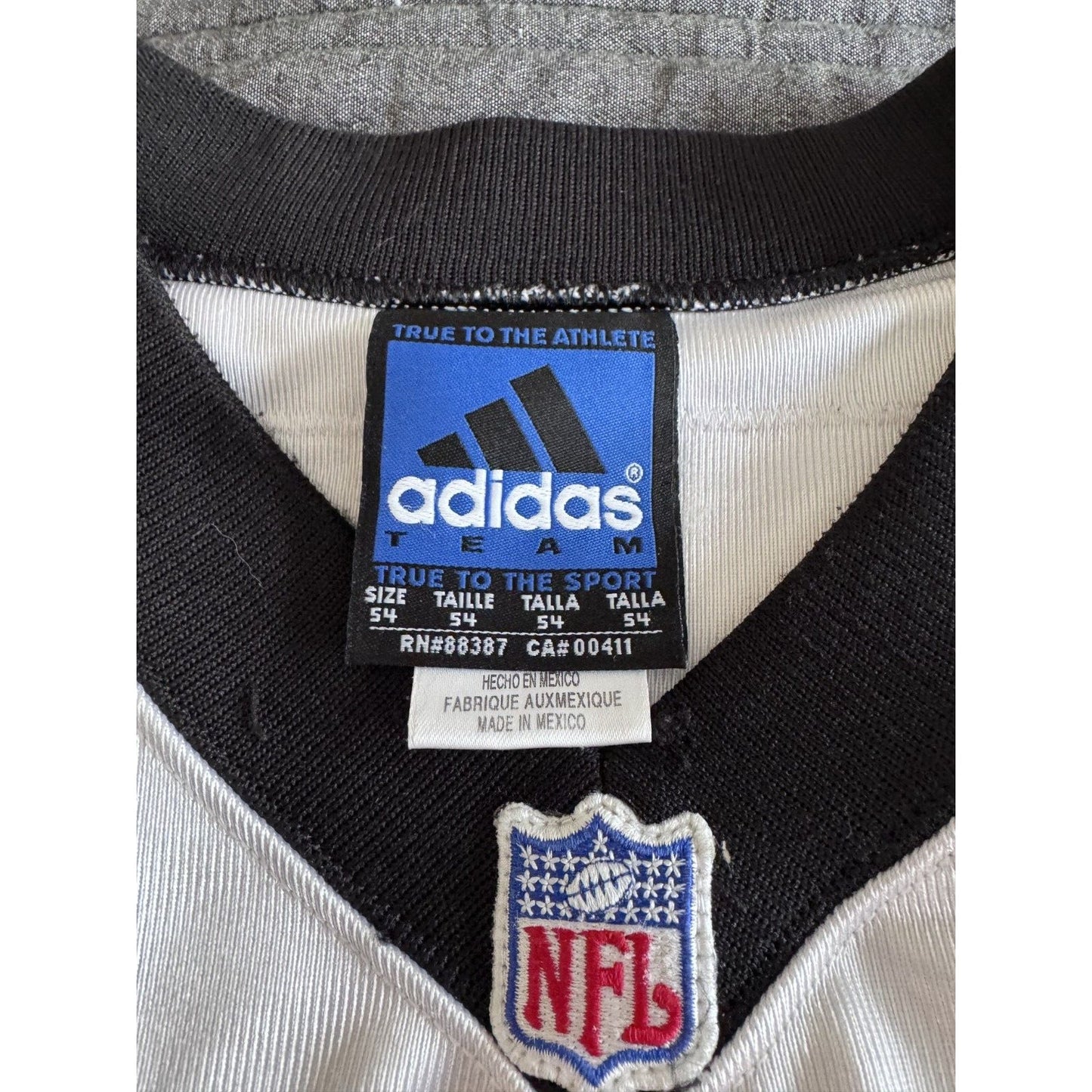 2000 Keyshawn Johnson NFL Tampa Bay Bucaneers Authentic Adidas Jersey 54 XXL Y2K