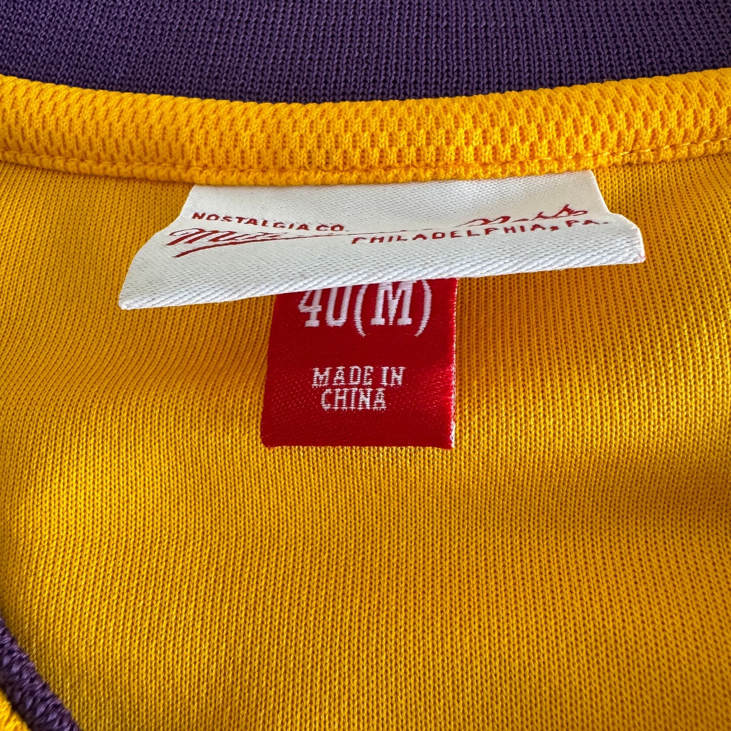 Mitchell & Ness 2000 Shaquille O'Neal NBA Los Angeles Lakers Finals Jersey 40-M