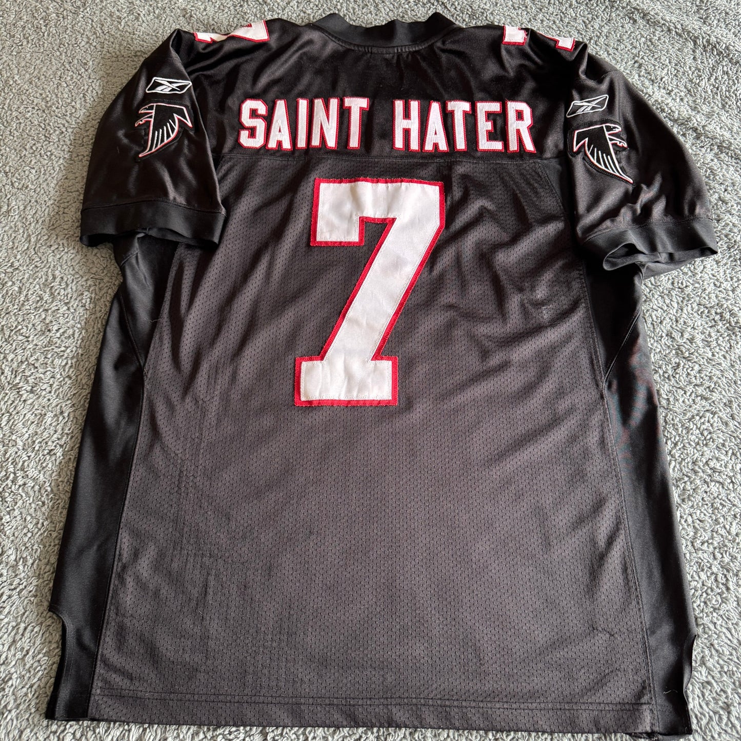 Authentic Michael Vick NFL Atlanta Falcons "Saint Hater" Reebok Jersey 52 XL/2XL